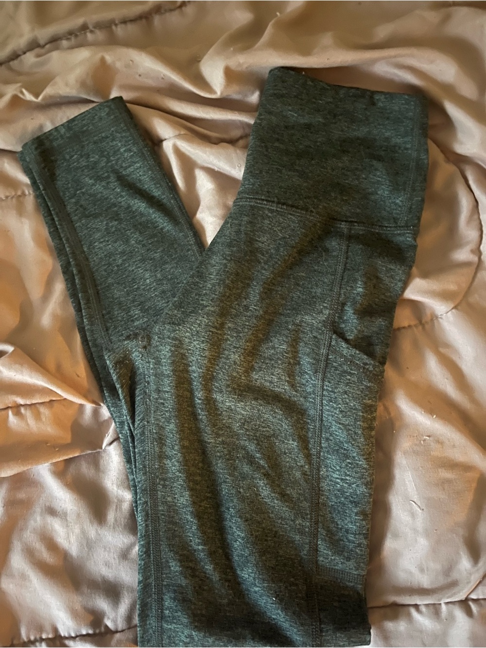 Arie small heather green leggings
